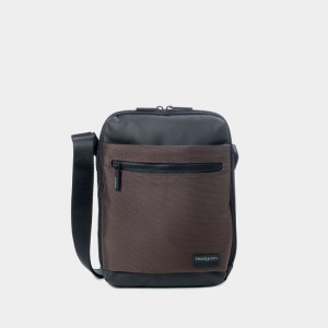 Hedgren Inc Vertical Női Crossbody Táska Barna Fekete | WAG6053ZU