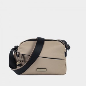 Hedgren Neutron Small Női Crossbody Táska Szürke Bézs | LKK9152PN