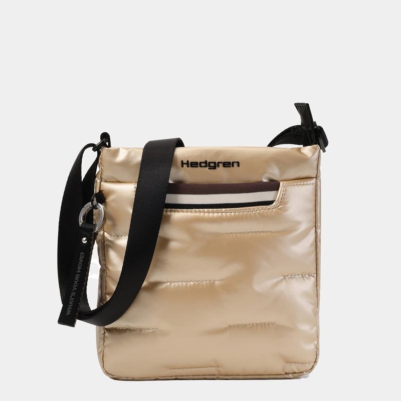 Hedgren Cushy Női Crossbody Táska Bézs | UCX9572VX