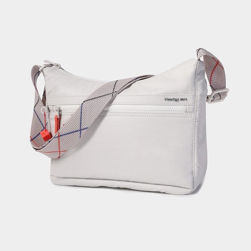 Hedgren Harpers Női Crossbody Táska Fehér Szürke | RHJ4883VJ