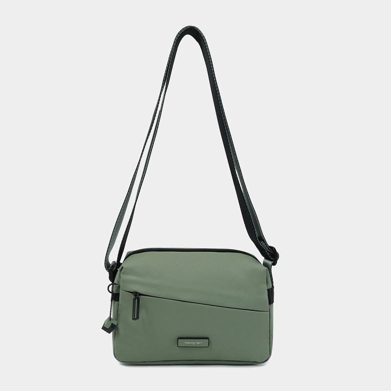 Hedgren Neutron Small Női Crossbody Táska Zöld | KXY3233GE