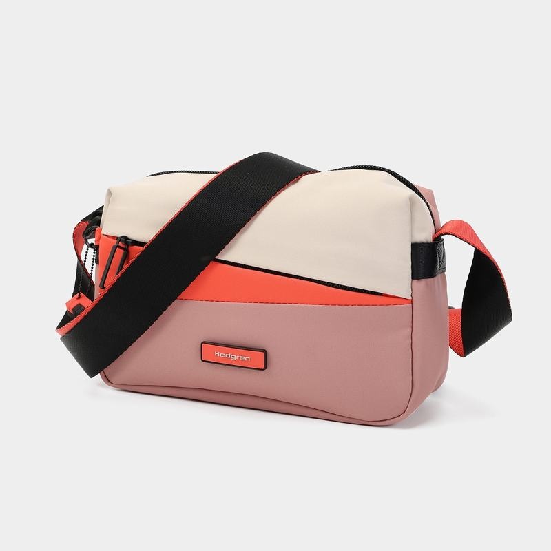 Hedgren Neutron Small Női Crossbody Táska Rózsaszín Narancssárga | HEP8446TJ