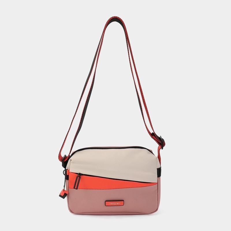 Hedgren Neutron Small Női Crossbody Táska Rózsaszín Narancssárga | HEP8446TJ