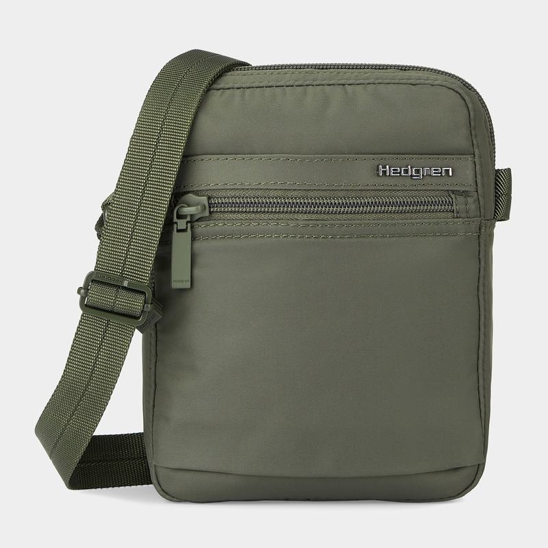 Hedgren Rush Női Crossbody Táska Sötétzöld | THA2680MP