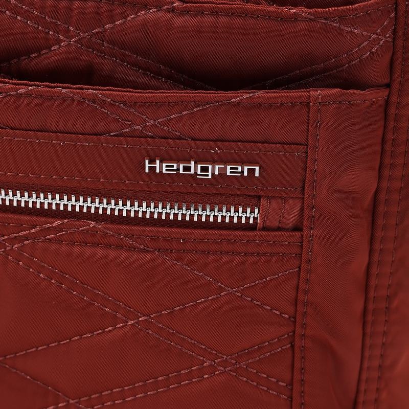 Hedgren Steppelt Orva Rfid Női Crossbody Táska Piros Barna | LKM2631BA